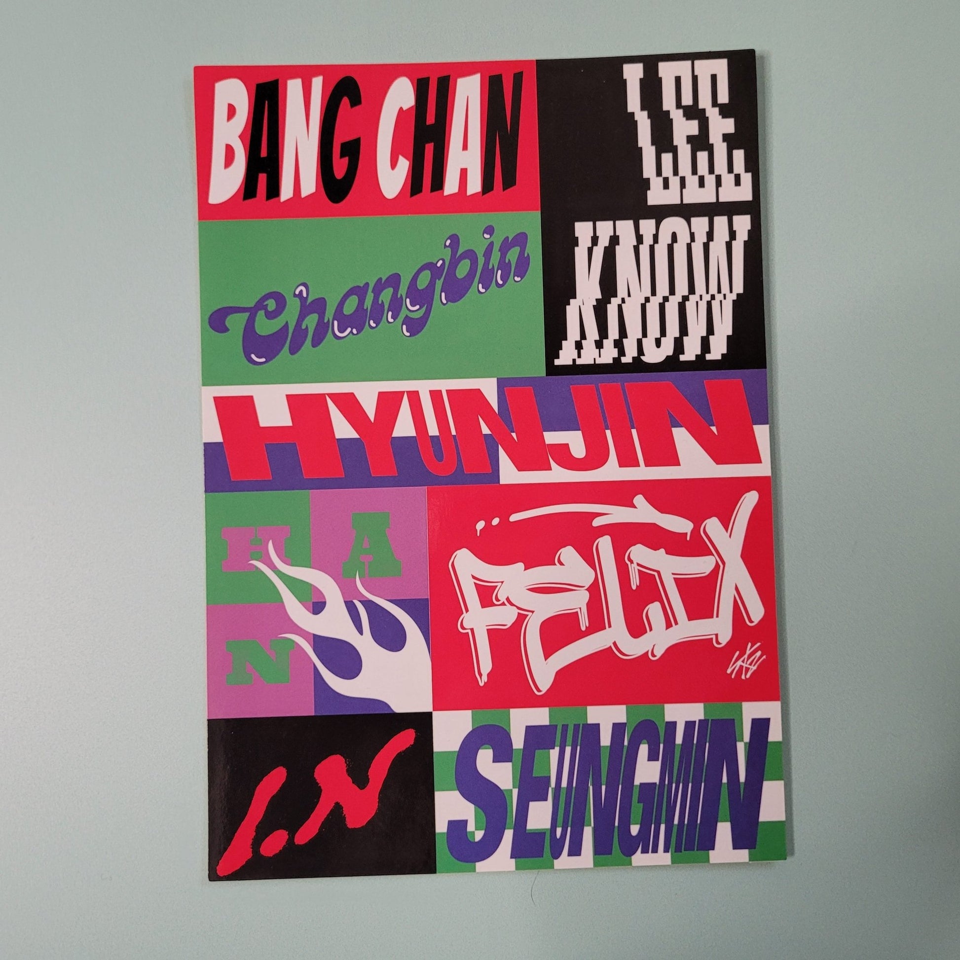 Stray Kids Album Stickers - No Easy Names - KPop Idol