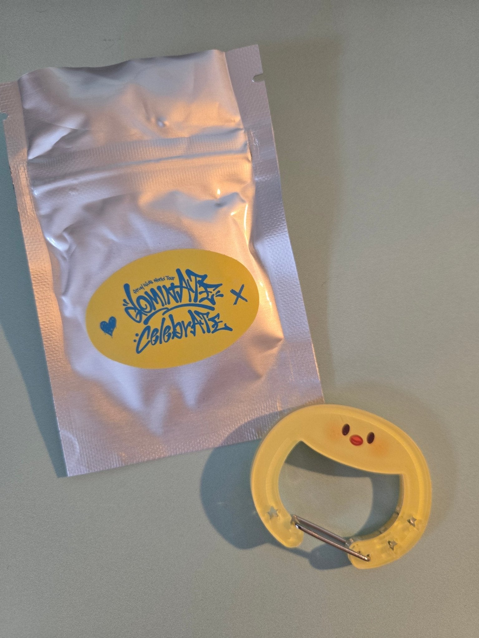 Stray Kids CelebrATE DominATE Pop Up Store Official MD: Carabiner - Felix Round - KPop Idol