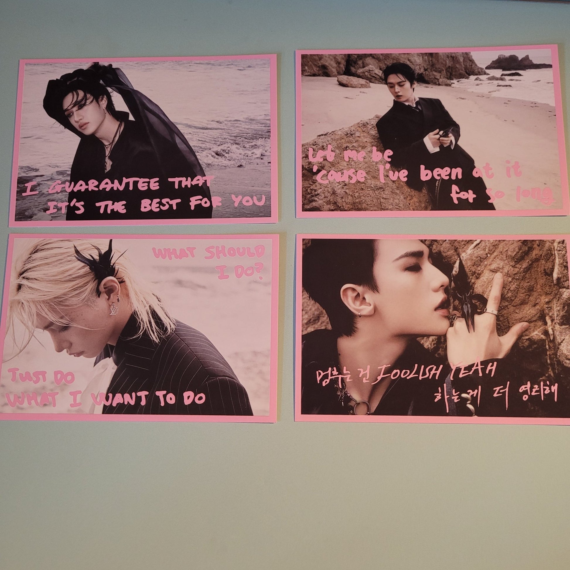 Stray Kids - Do It Album Inclusion: Limited Postcard Set: Bang Chan, Lee Know, Hyunjin & Felix - KPop Idol