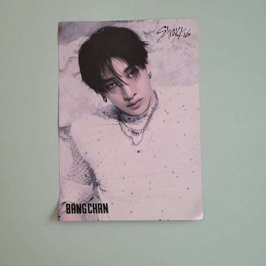 Stray Kids Giant Flyer: Tower Records - Bang Chan - KPop Idol