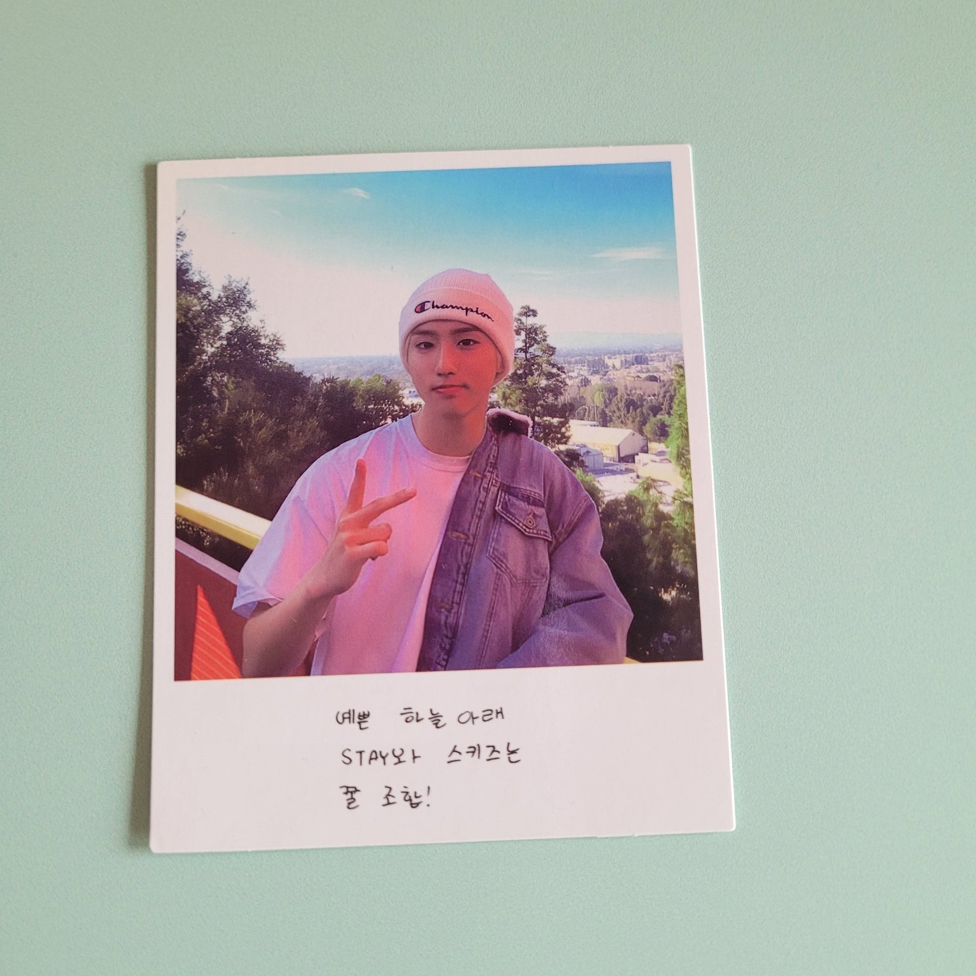 Stray Kids - Go Live Pre Order Polaroid Message Card - Han - KPop Idol