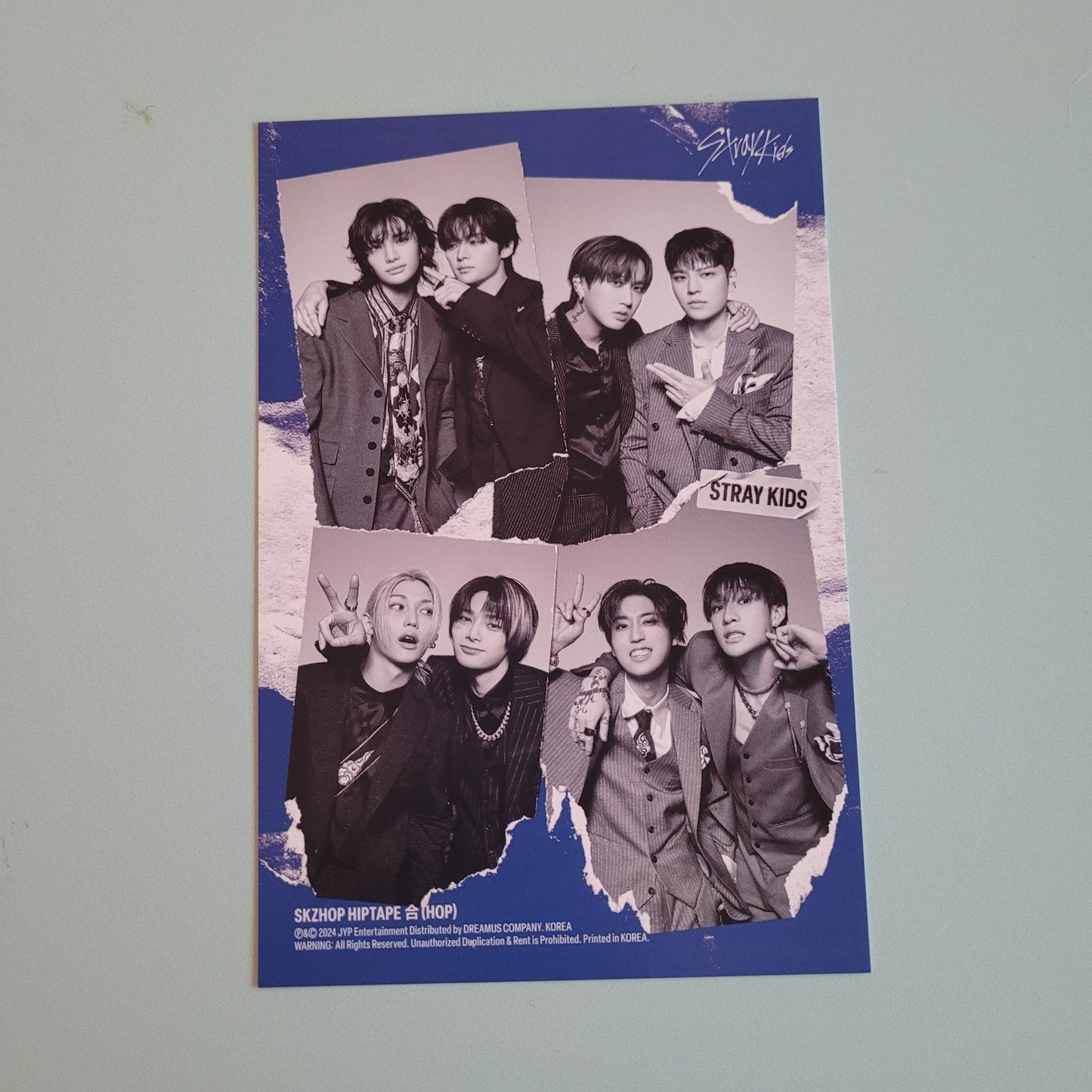 Stray Kids HOP Album: 4 Cut Unit Postcard - KPop Idol