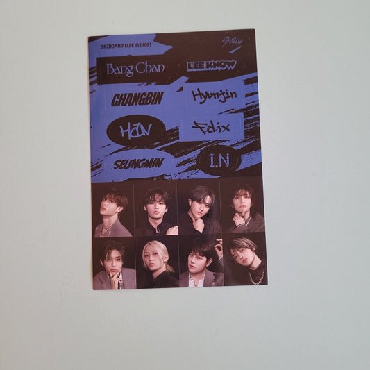 Stray Kids HOP Album Sticker: Limited ver. - KPop Idol