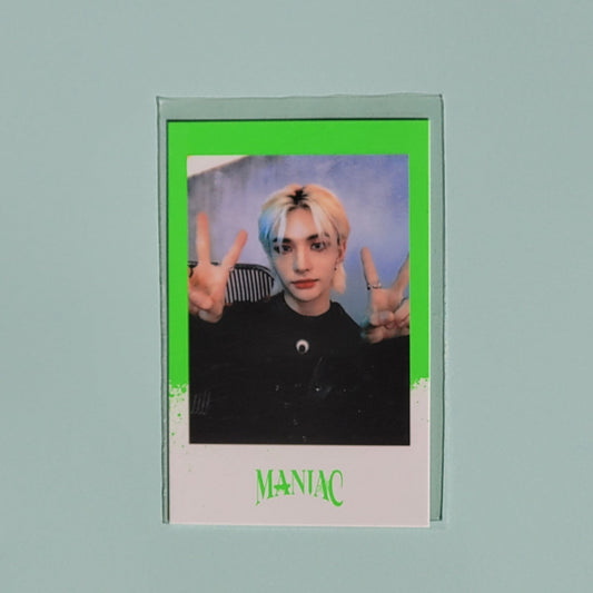 Stray Kids Hyunjin Maniac Polaroid - KPop Idol