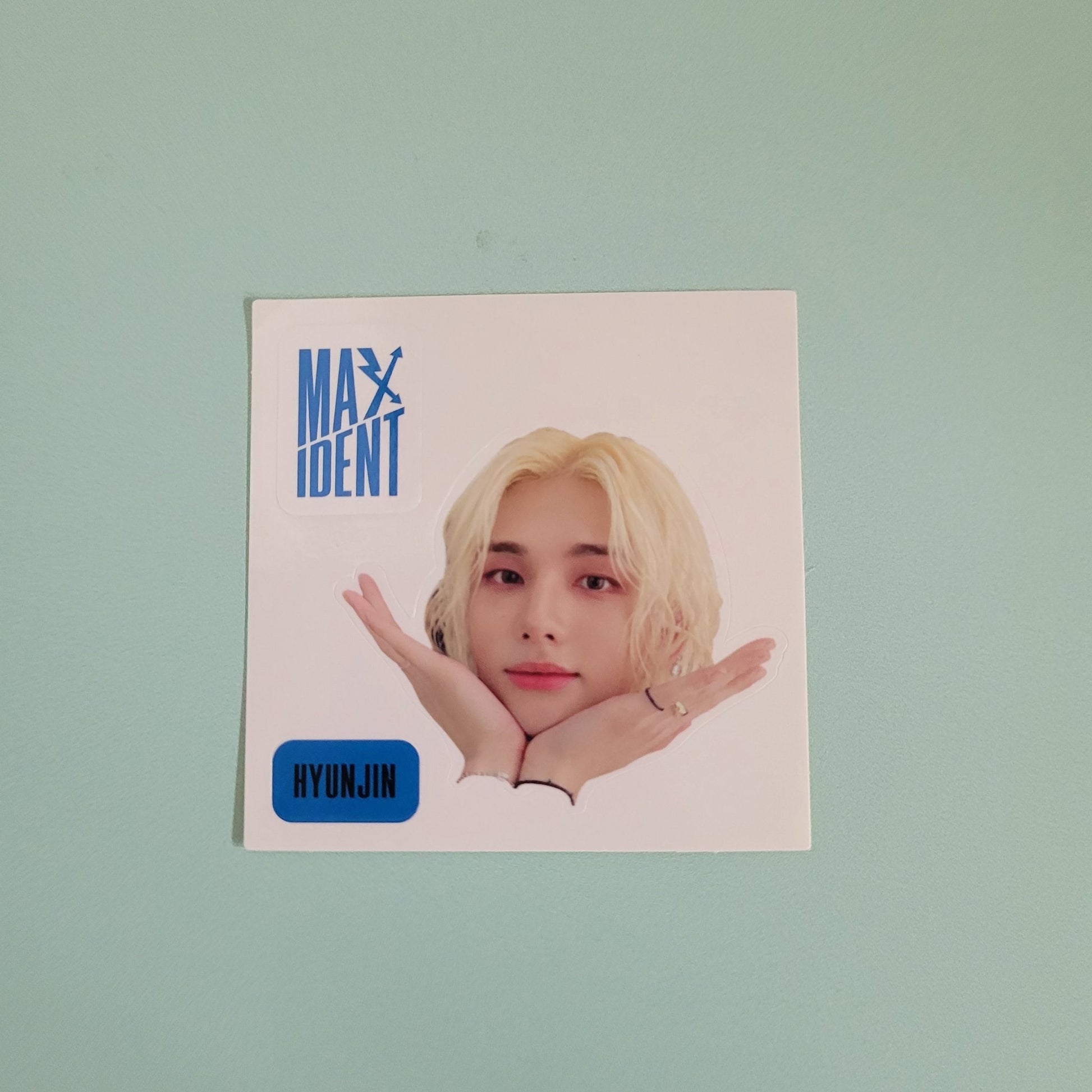 Stray Kids Hyunjin Maxident Sticker 1st Press - KPop Idol