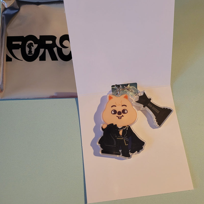 Stray Kids Japan - Force Pop Up: Acrylic Keyholder - Han Quokka