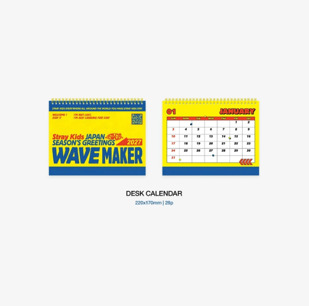 ⏳ Stray Kids Japan - Season's Greetings 2027: Wave Maker - KPop Idol