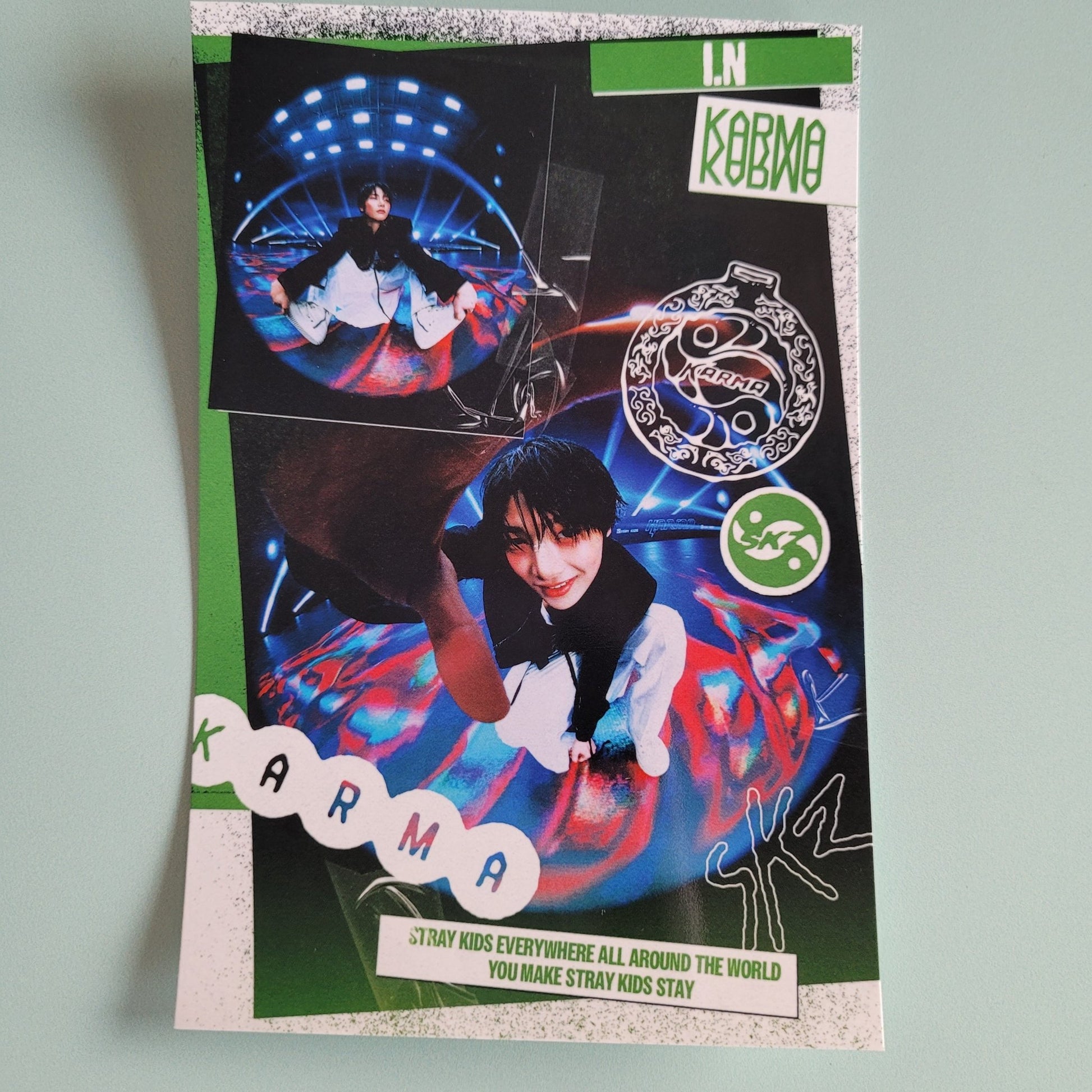 Stray Kids - Karma Album Photocard: Accordion Glossy Photo (member choice) - KPop Idol