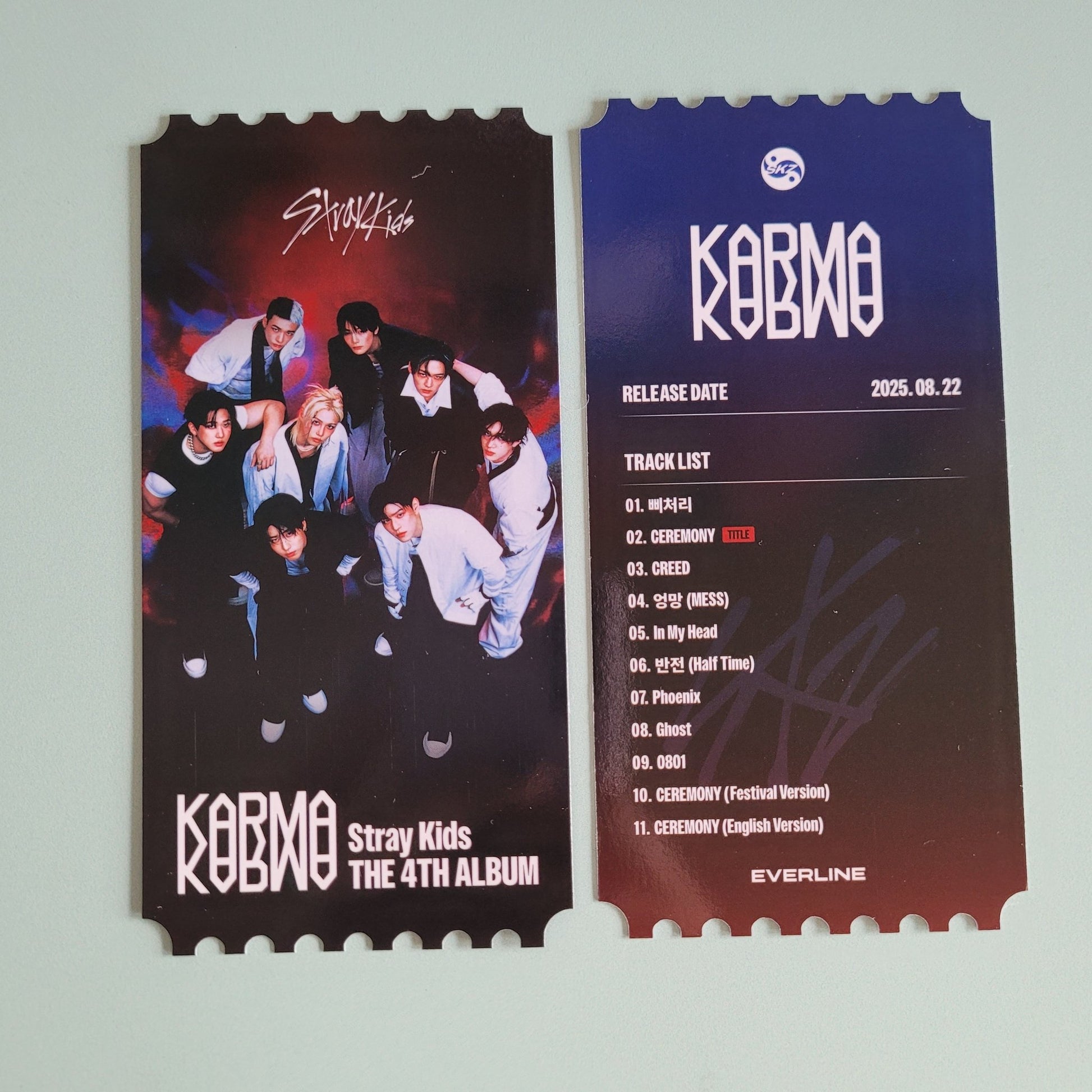 Stray Kids - Karma POB: Everline Ticket - KPop Idol