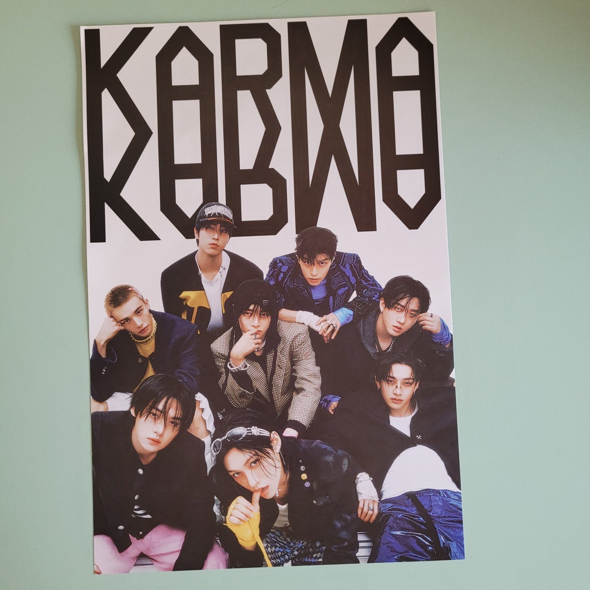 Stray Kids - Karma POB: Music Korea - Mini Poster - KPop Idol