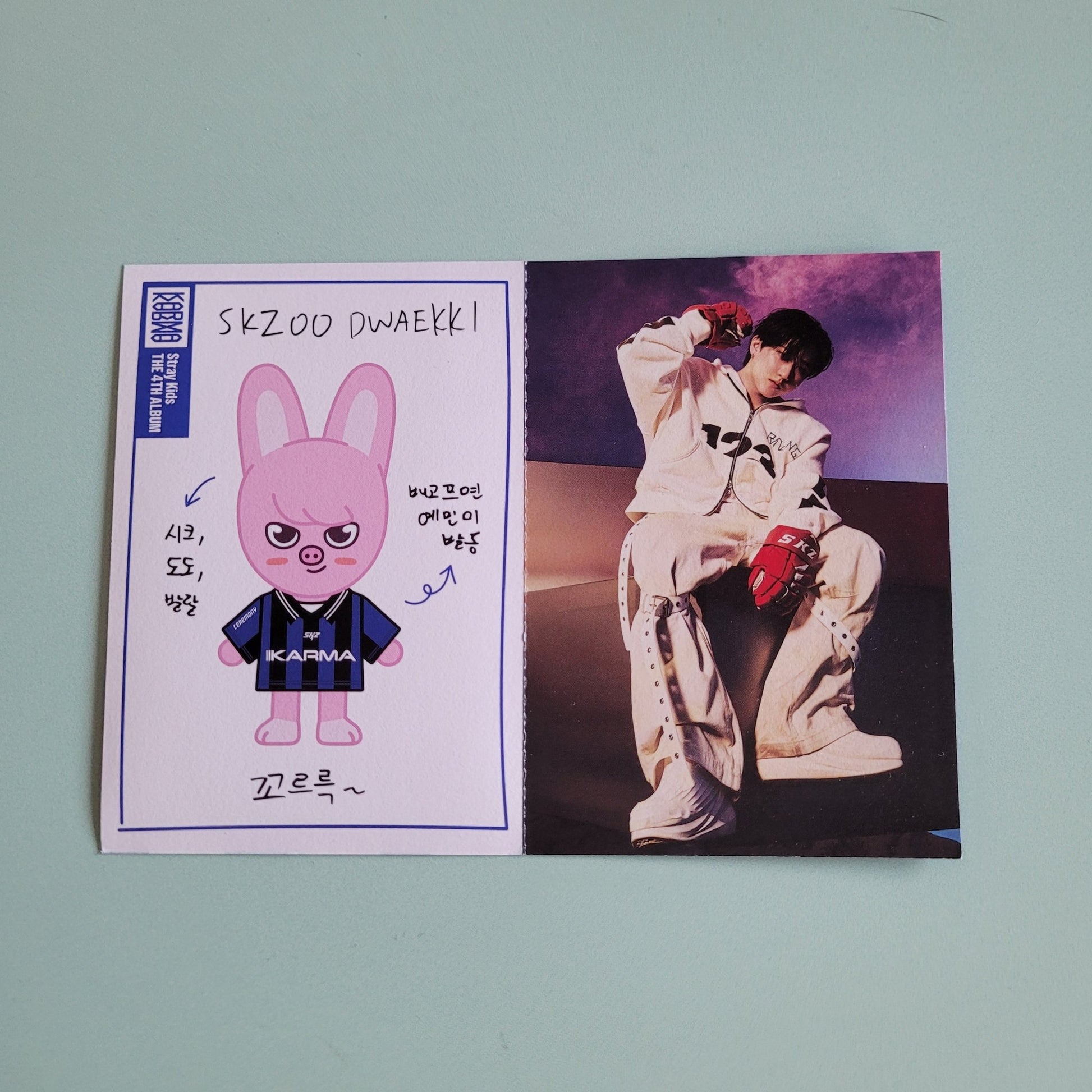 Stray Kids Karma SKZOO Version Member Card - Changbin - KPop Idol