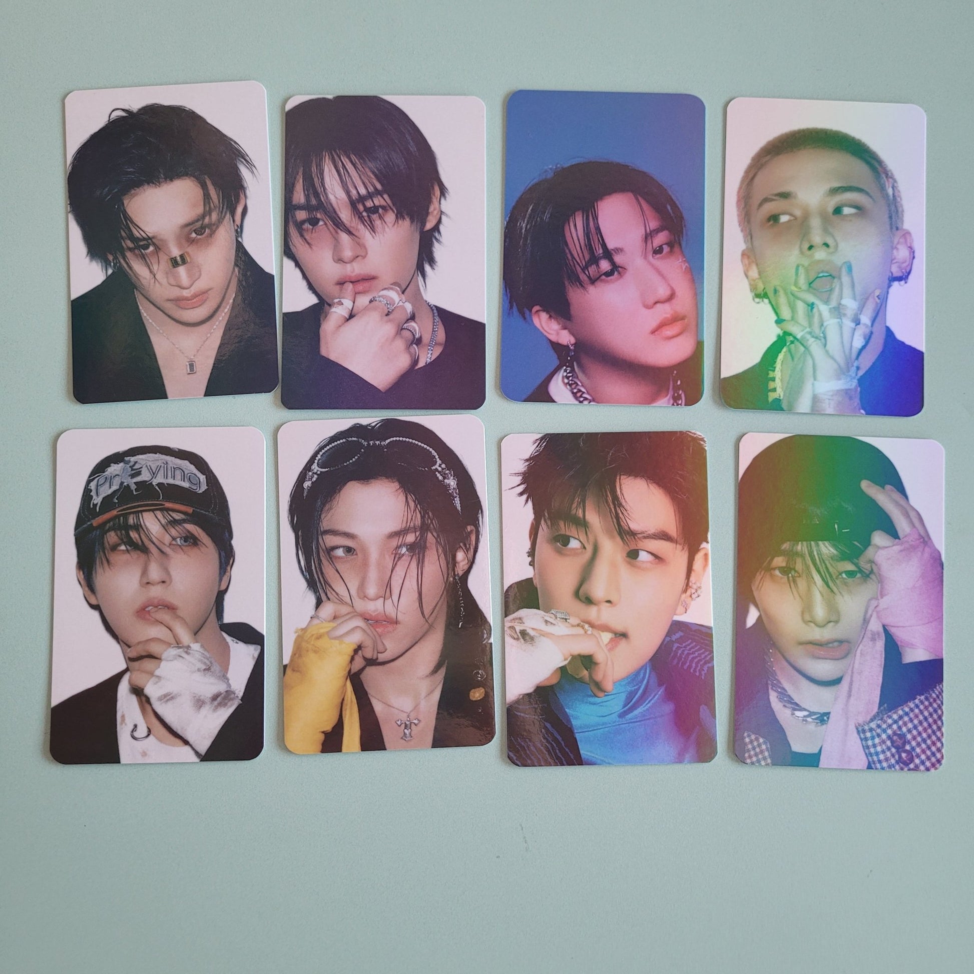 Stray Kids - KPop Idol Fan Made HOLO Lomo Cards: Karma Set A - KPop Idol