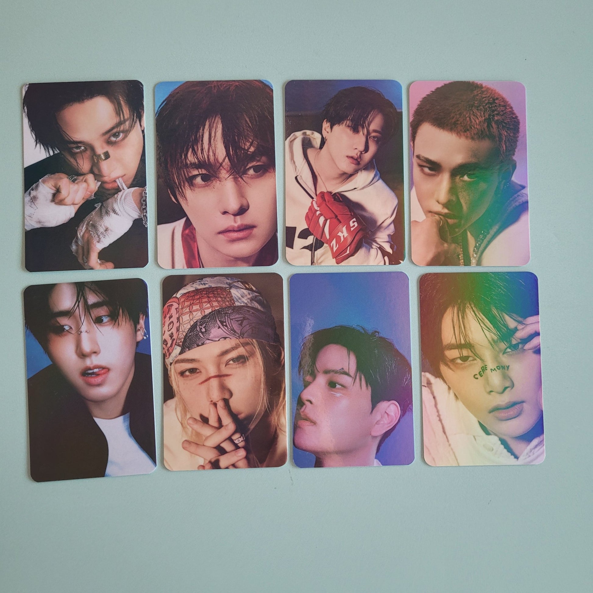 Stray Kids - KPop Idol Fan Made HOLO Lomo Cards: Karma Set B - KPop Idol