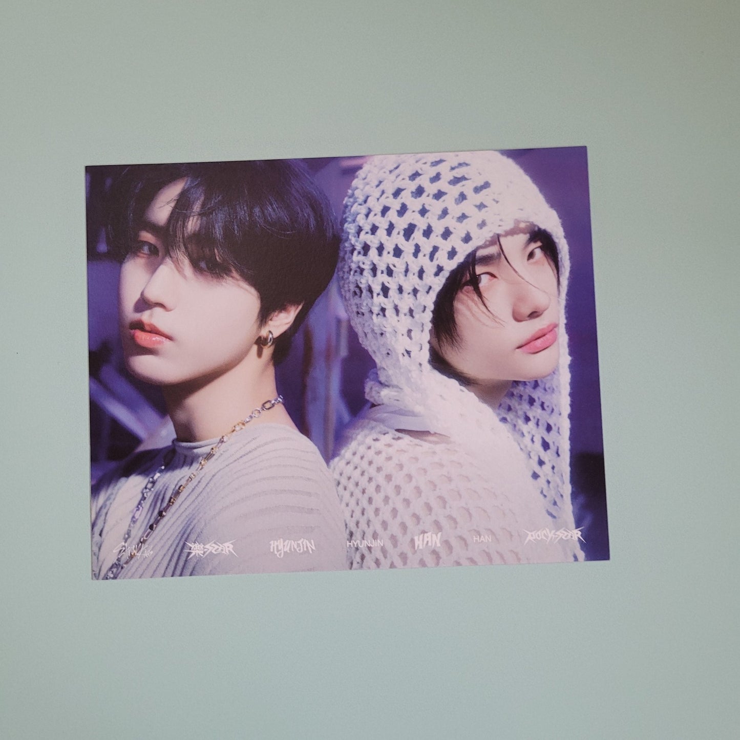 Stray Kids Rock Star Postcard - Hyunjin Various - KPop Idol