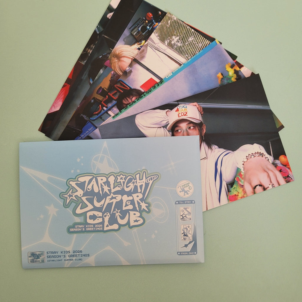 Stray Kids - Season's Greetings 2026 Starlight Supper Club Postcard - KPop Idol