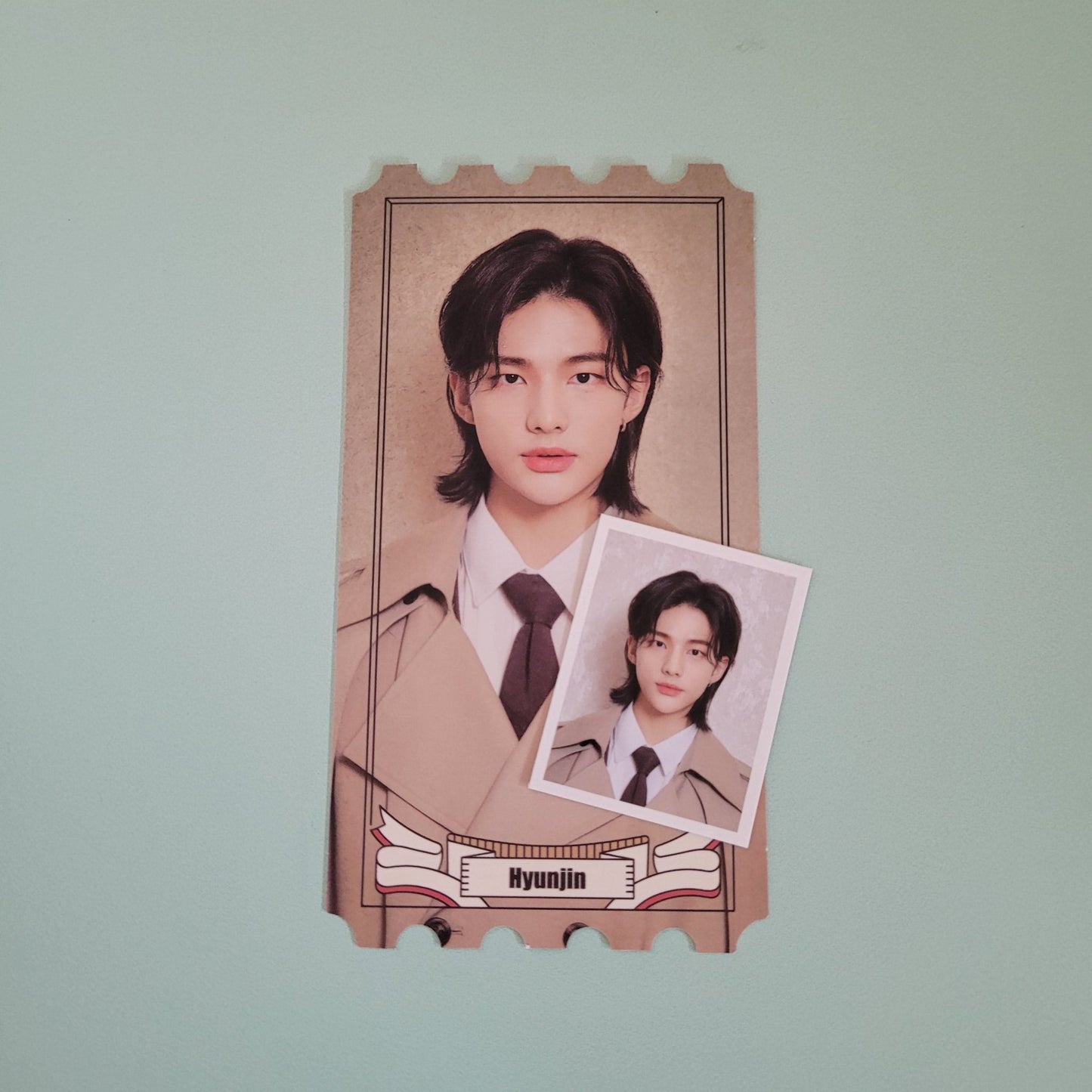 Stray Kids SKZ - X #LoveStay Photo Ticket and ID Set - Hyunjin - KPop Idol