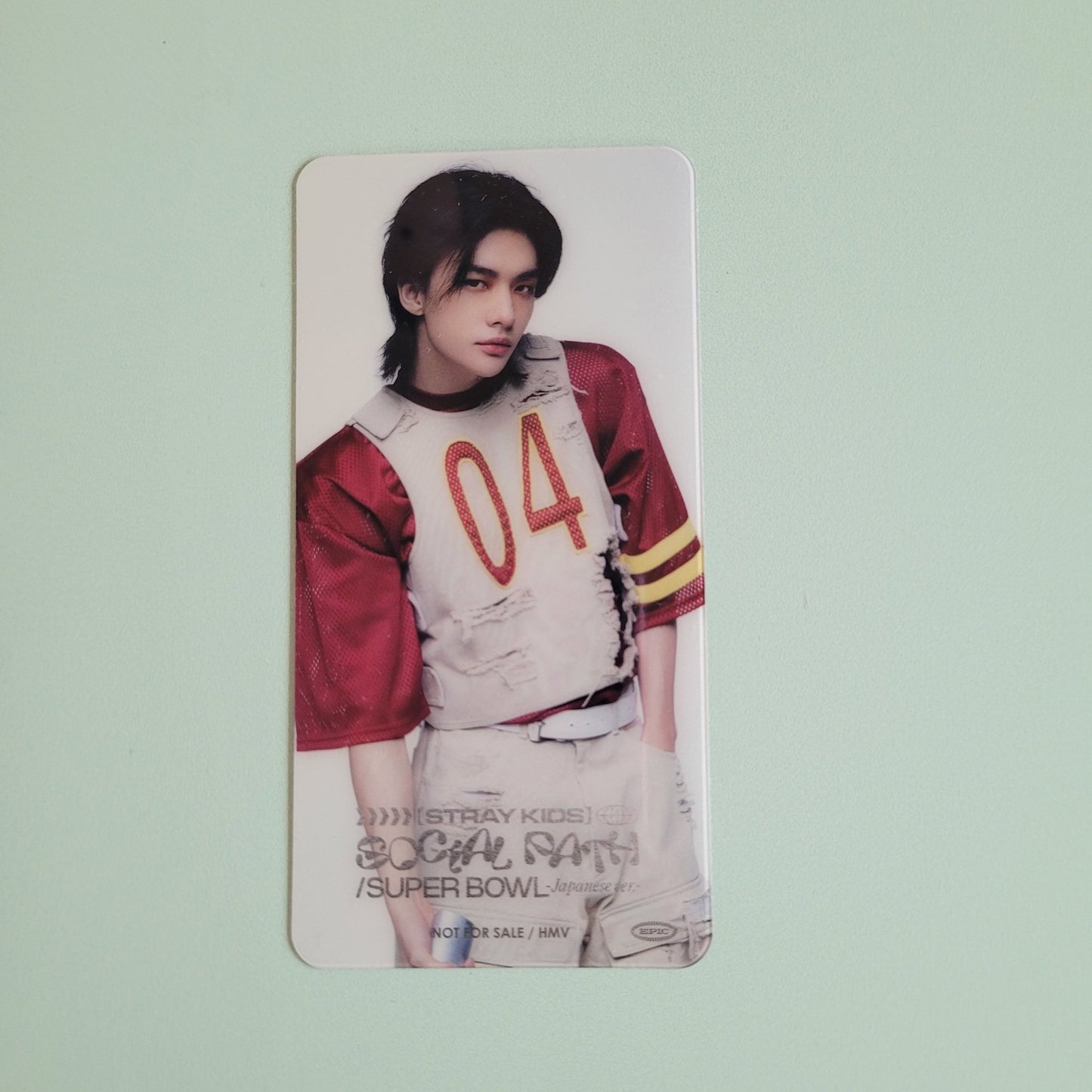 Stray Kids Social Path HMV Clear Bookmark - Hyunjin - KPop Idol