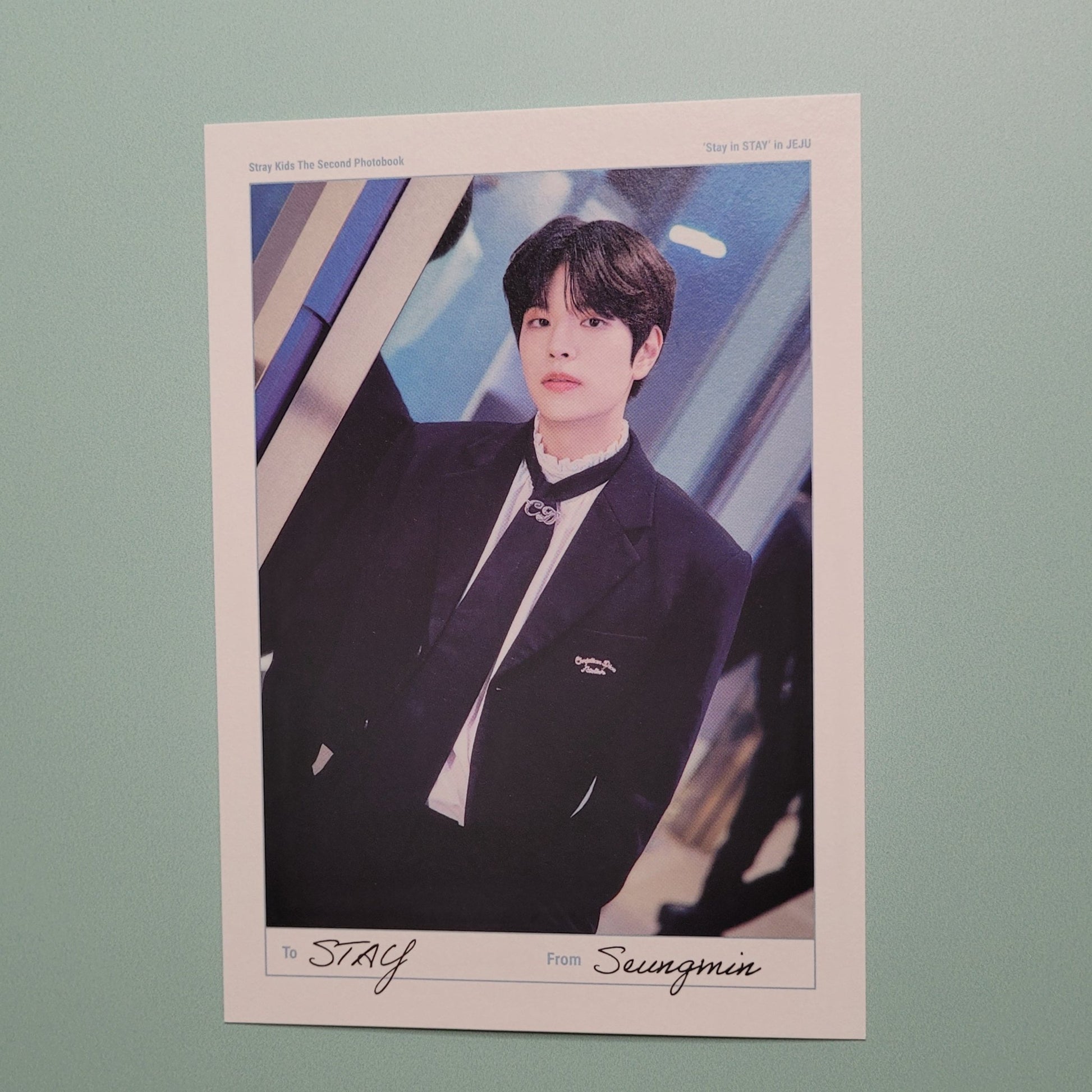 Stray Kids Stay in Jeju Postcard - Seungmin - KPop Idol