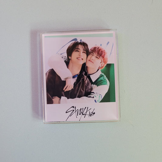 Stray Kids Toy World Acrylic Magnet - Han & Bang Chan - KPop Idol