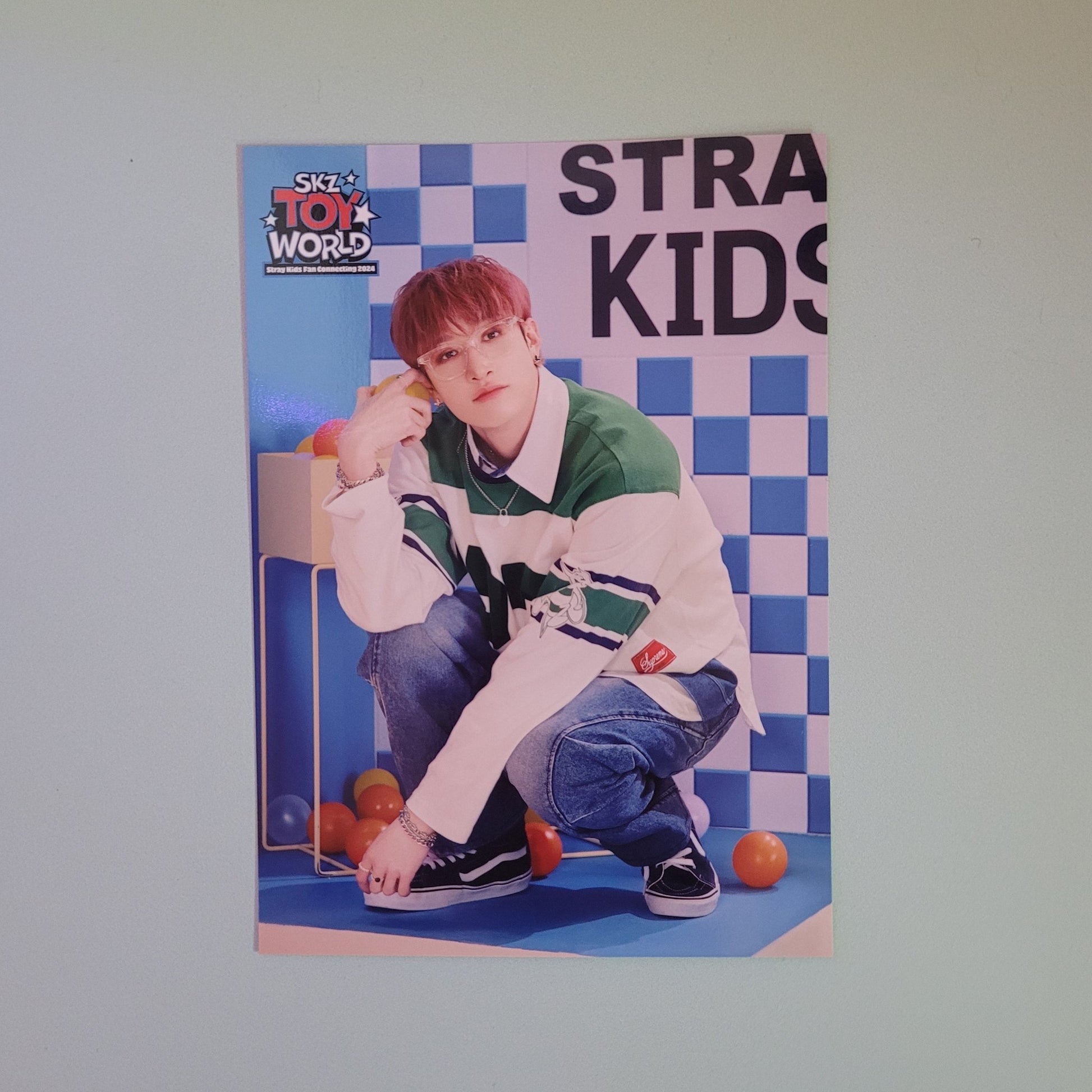 Stray Kids Toy World Glossy Postcard - Bang Chan - KPop Idol