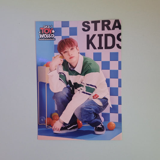 Stray Kids Toy World Glossy Postcard - Bang Chan - KPop Idol