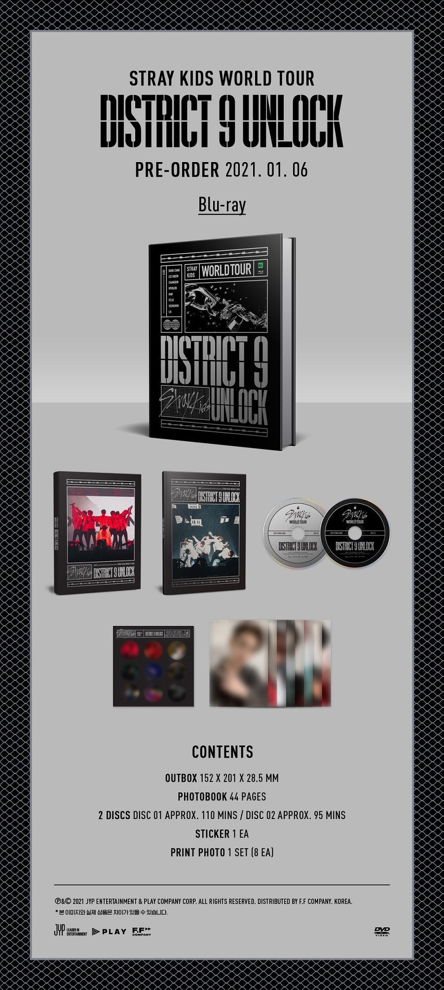 STRAY KIDS - World Tour District 9 : Unlock in SEOUL Blu - Ray - KPop Idol