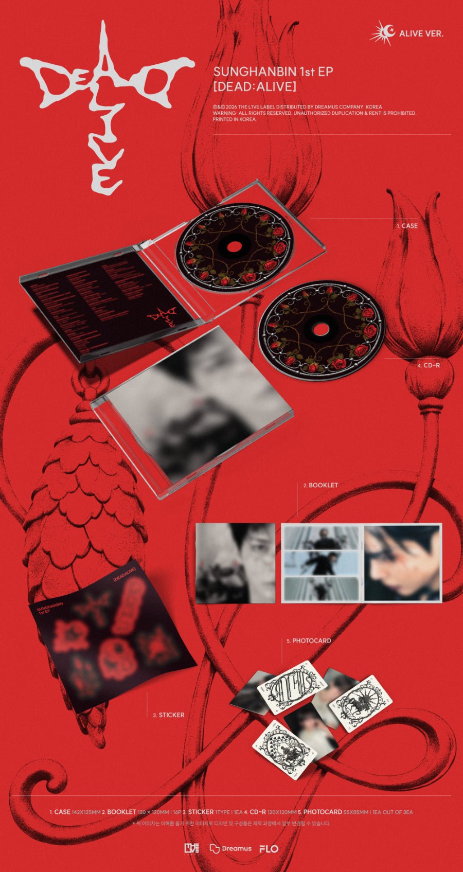 Sung Hanbin - Dead:Alive - Jewel Ver. - KPop Idol