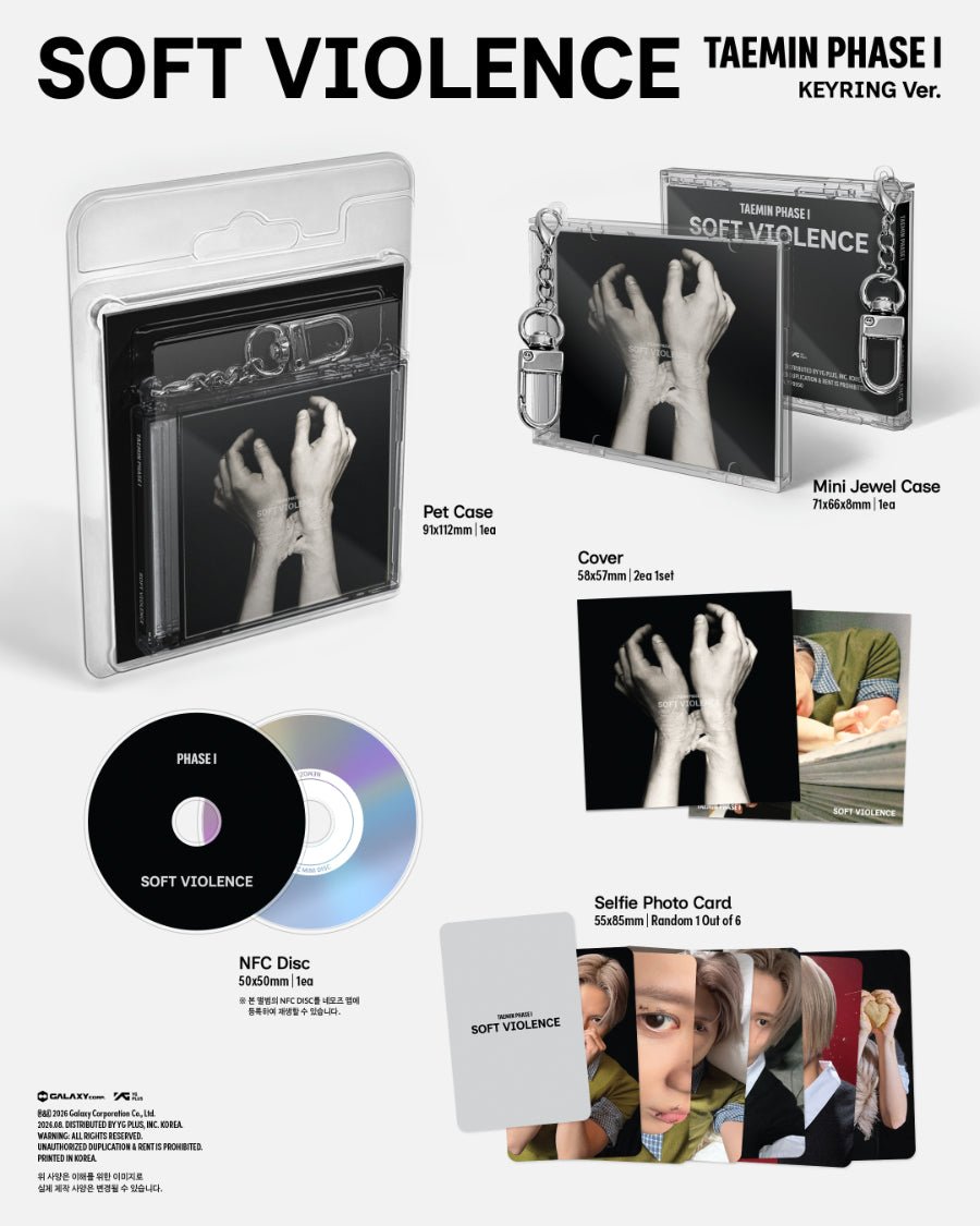 Taemin - Phase 1: Soft Violence - Keyring Ver. - KPop Idol