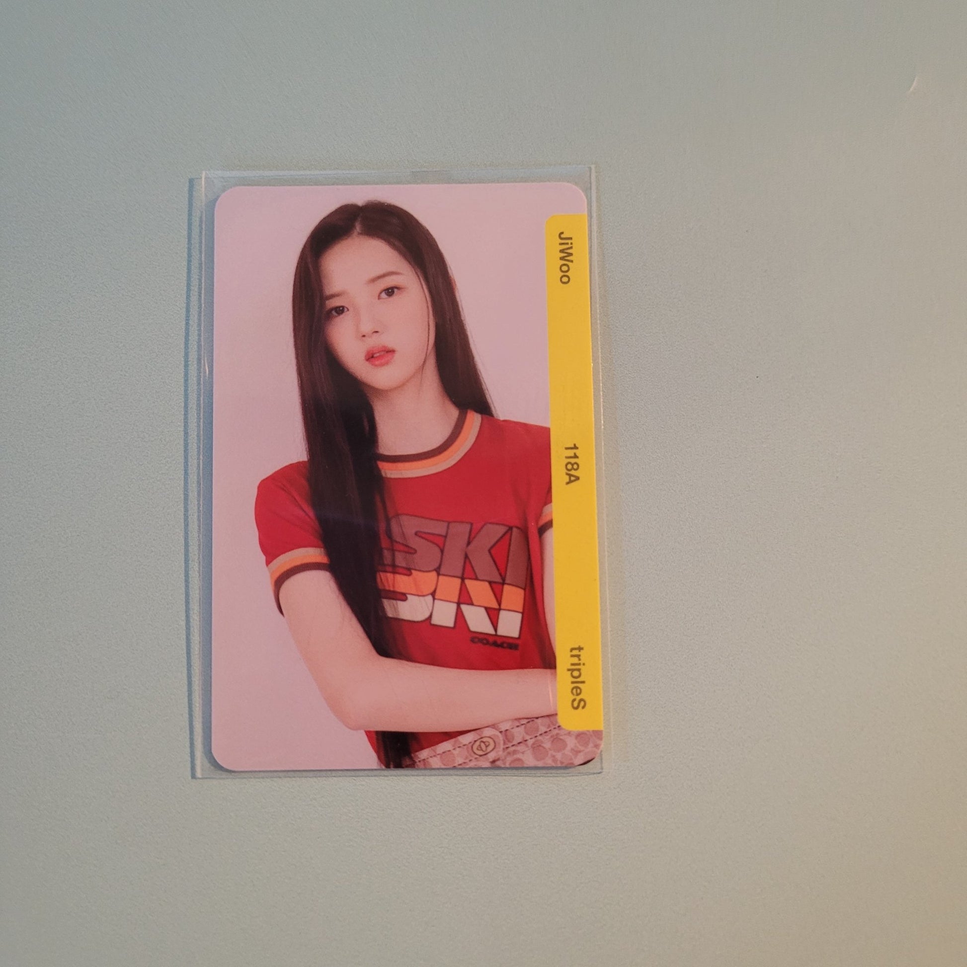 TripleS - ATOM01 Objeckt QR Photocard - JiWoo - KPop Idol