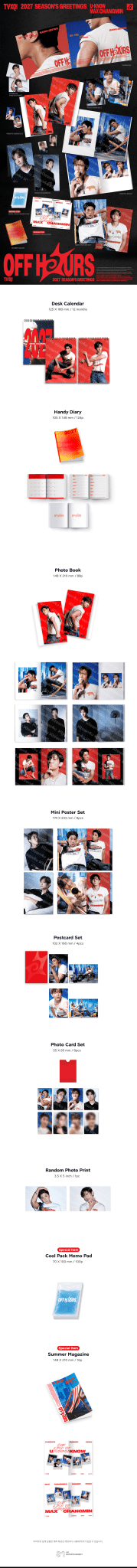⏳TVXQ! - Season's Greetings 2027: Off Hours - KPop Idol