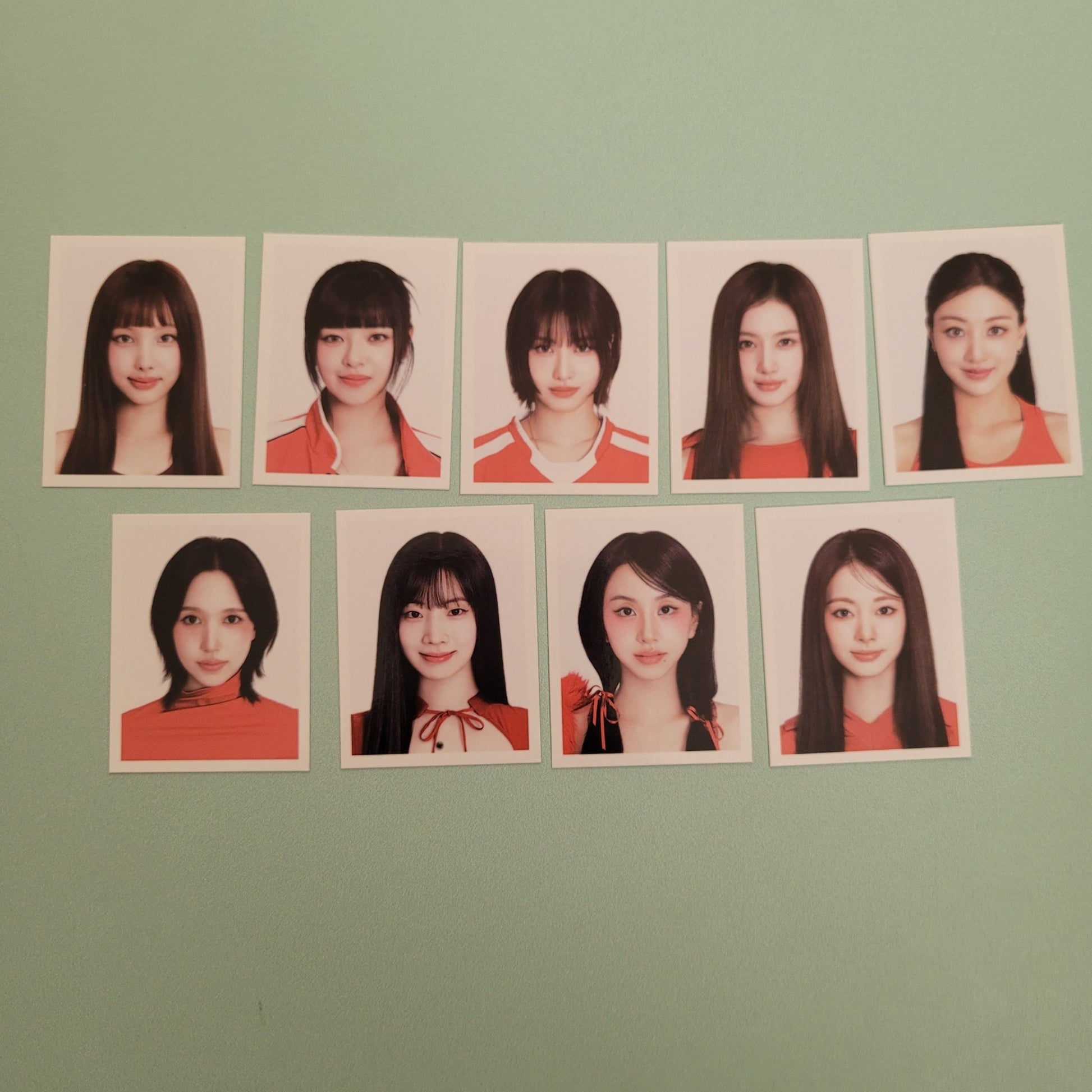 Twice - Season's Greetings 2026: Red Whispers Photocard - ID Photo - KPop Idol