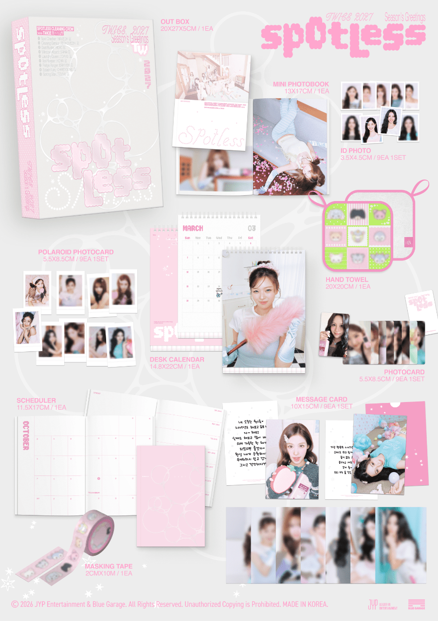 ⏳TWICE - Season's Greetings 2027: Spotless - KPop Idol