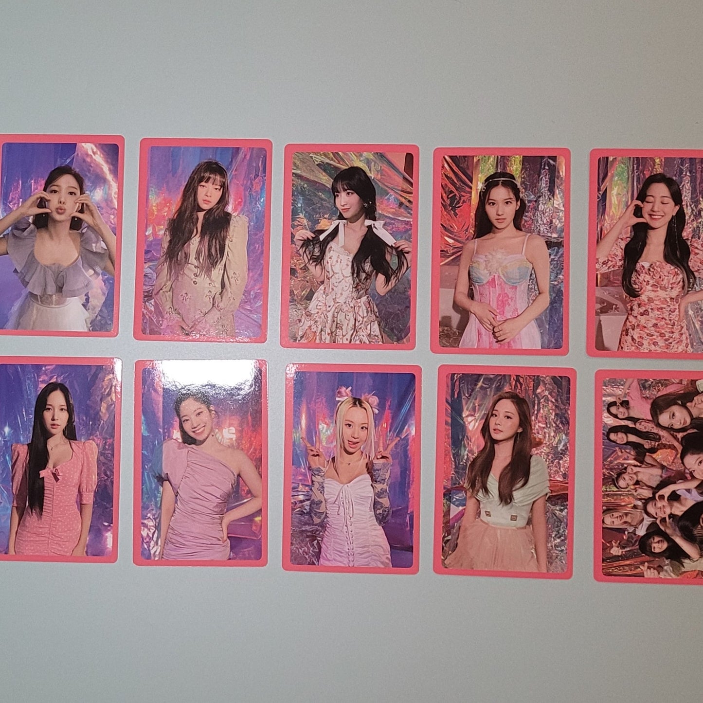 Twice Taste Of Love Pre Order Card - Pink - KPop Idol