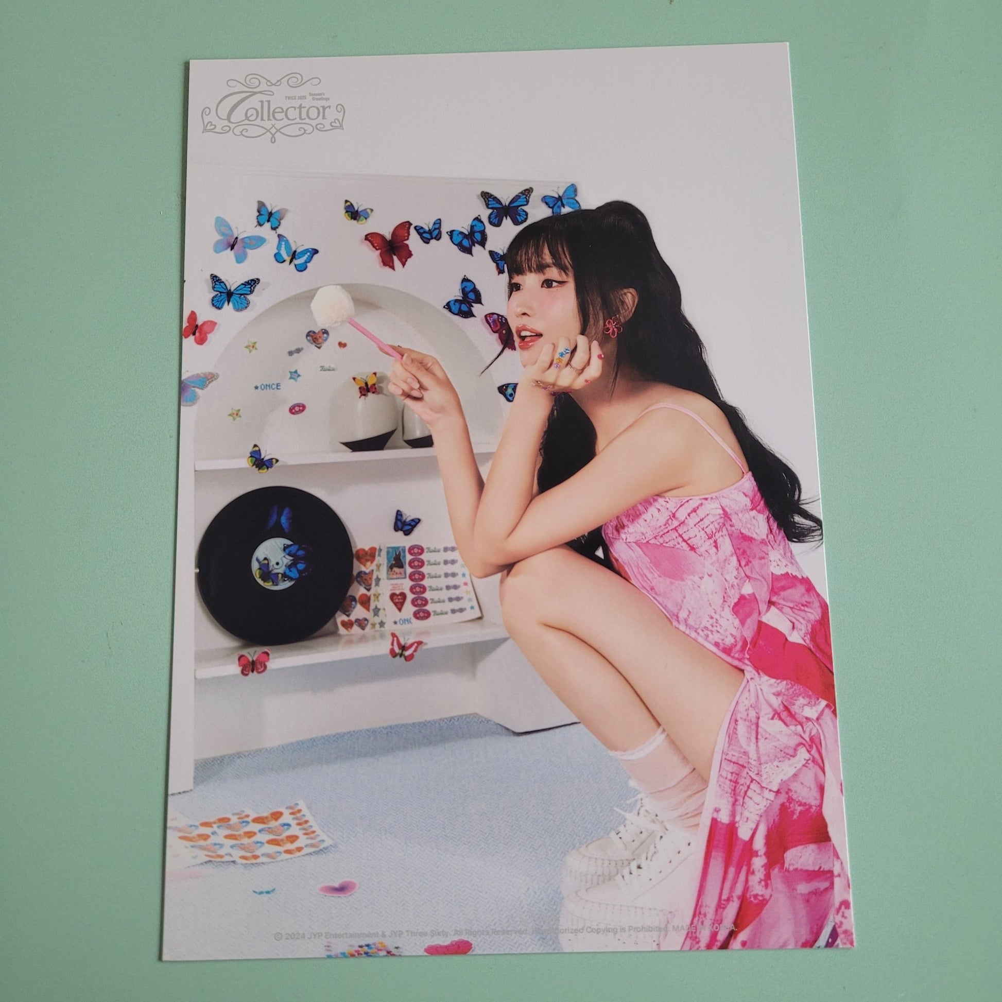 Twice - The Collector 2025 Season's Greetings Poster (member choice) - KPop Idol