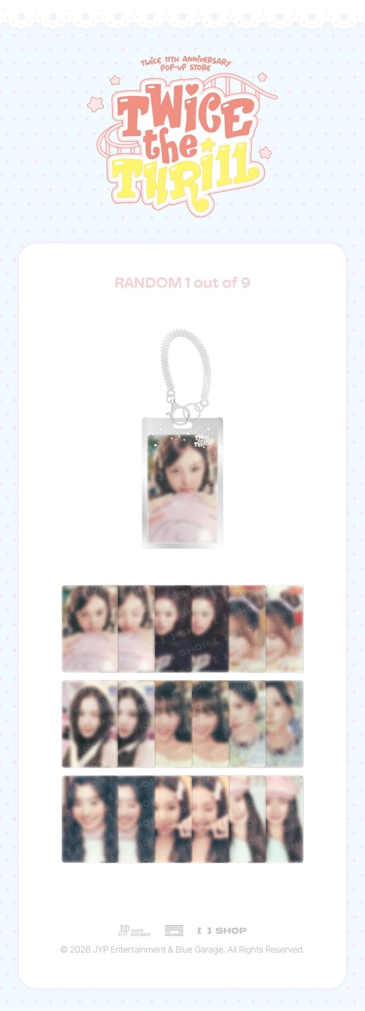 ⏳ Twice - Twice the Thrill Pop Up Official MD: SECRET LENTICULAR KEYRING - KPop Idol