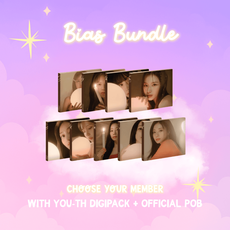 TWICE – With YOU-th : Digipack Ver + POB Bias Bundle