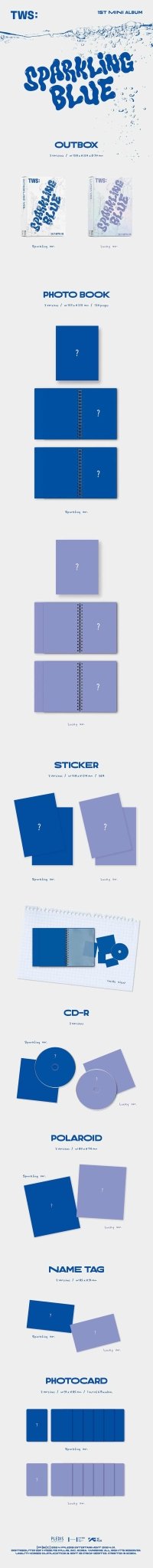 TWS – 1st Mini Album: Sparkling Blue Set - KPop Idol