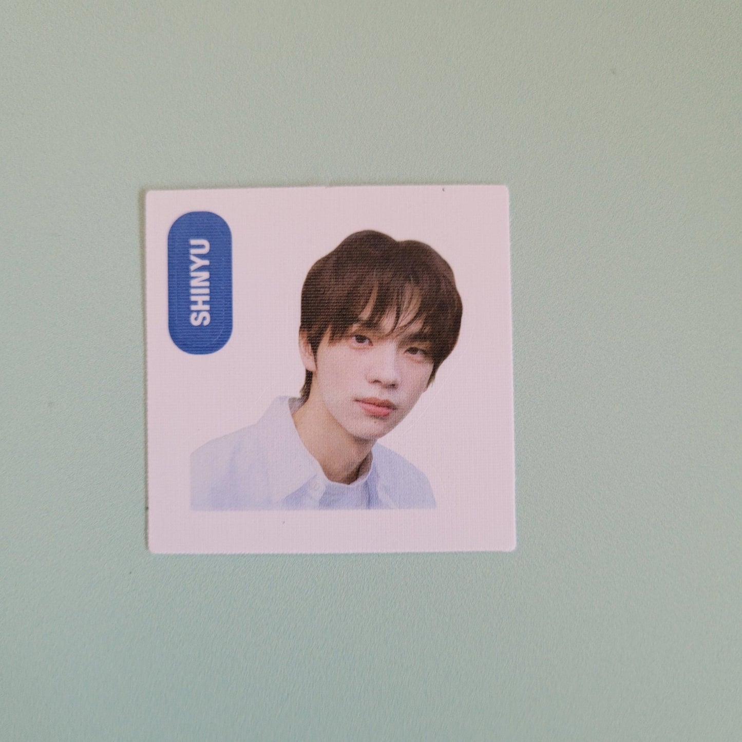 TWS Shinyu Sparkling Blue Weverse Album Shop POB with sticker - KPop Idol