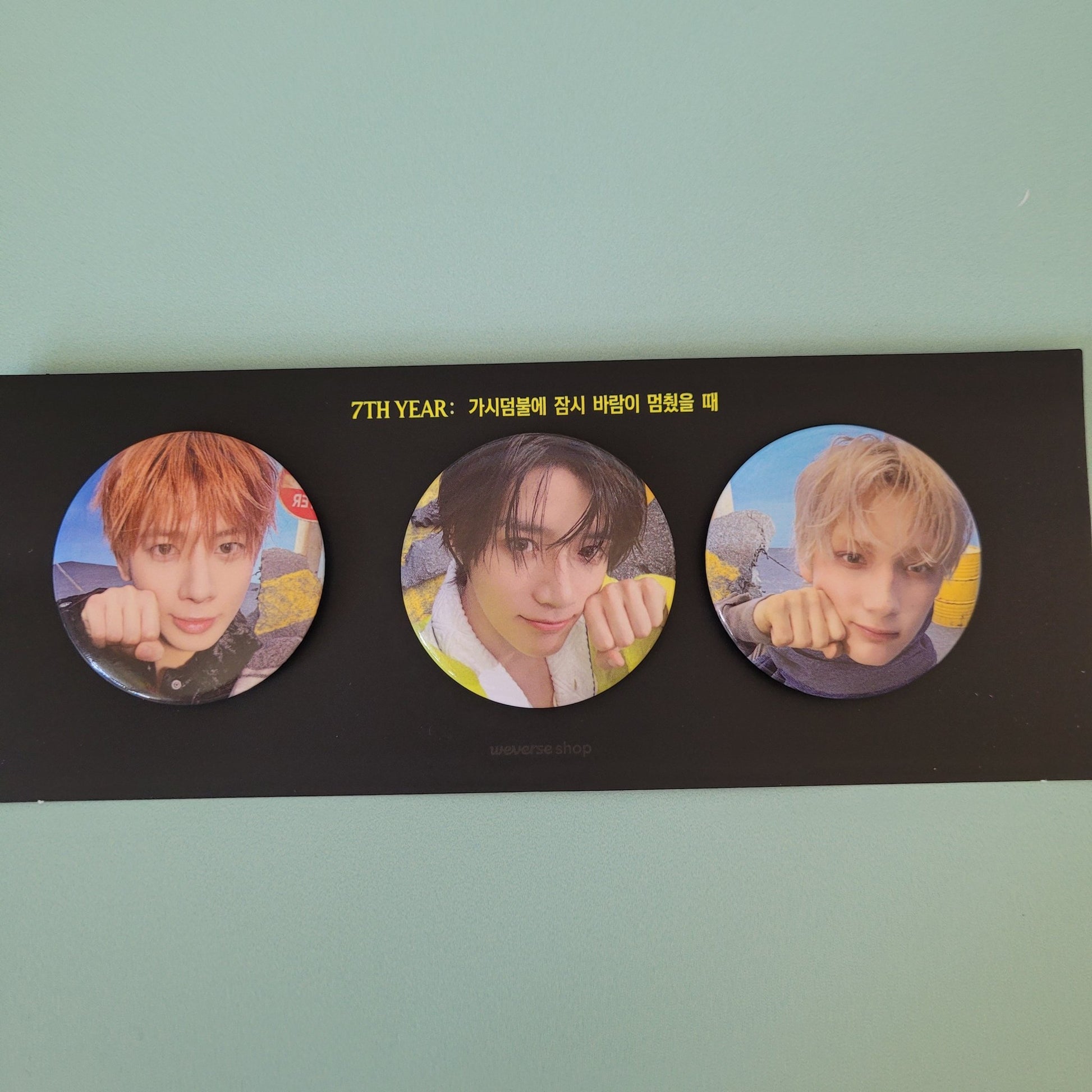 TXT - 7th Year: A Moment of Stillness in the Thorns POB: Weverse Pin Badge - KPop Idol