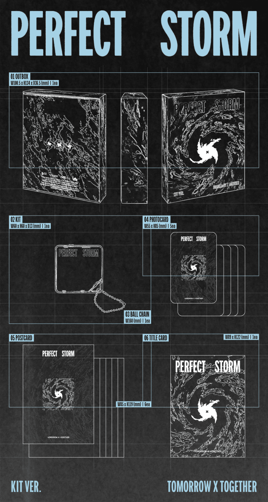 ⏳ TXT - Perfect Storm: KiT Ver. - KPop Idol