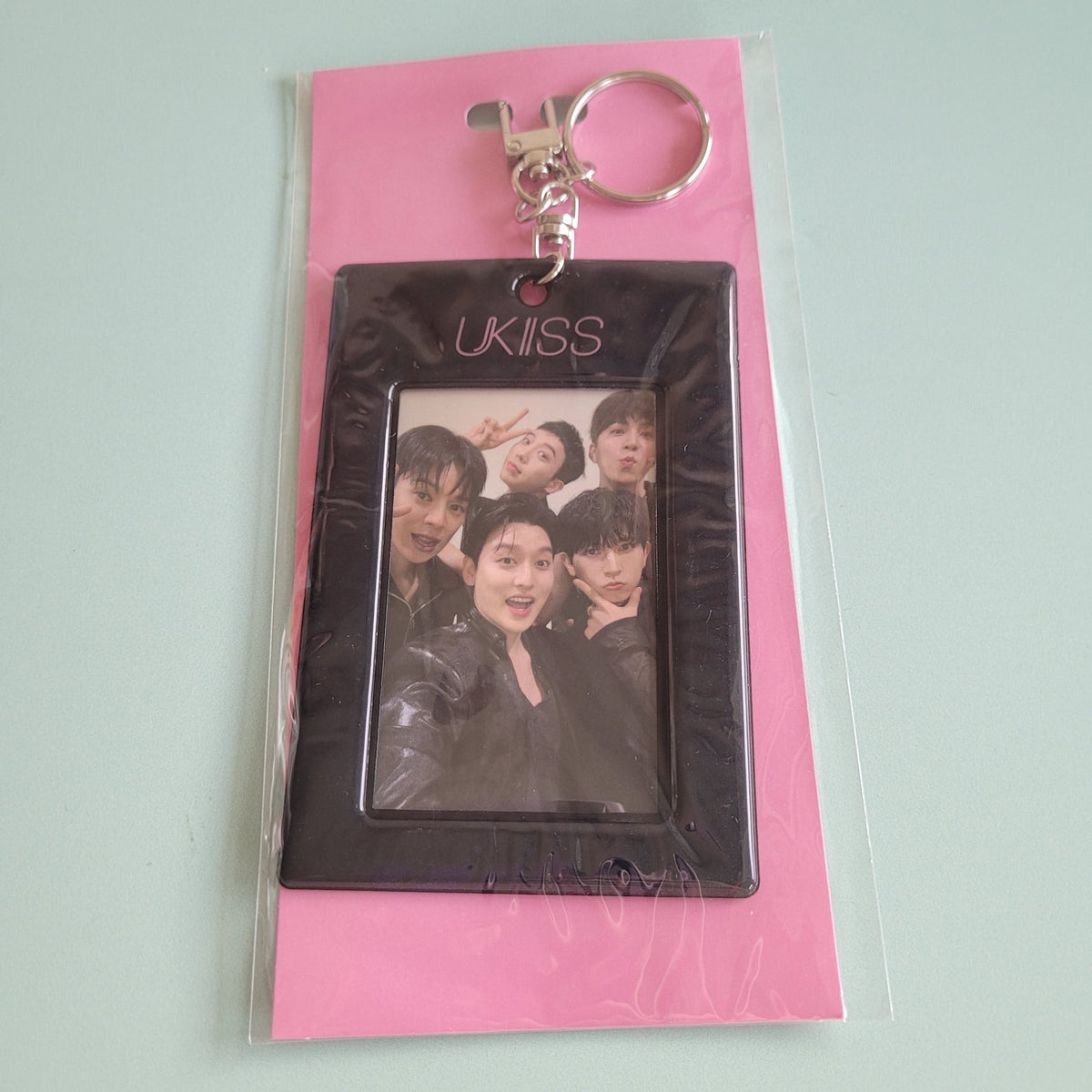 U - Kiss - Let's Get Started POB: Photocard Holder Keyring - KPop Idol