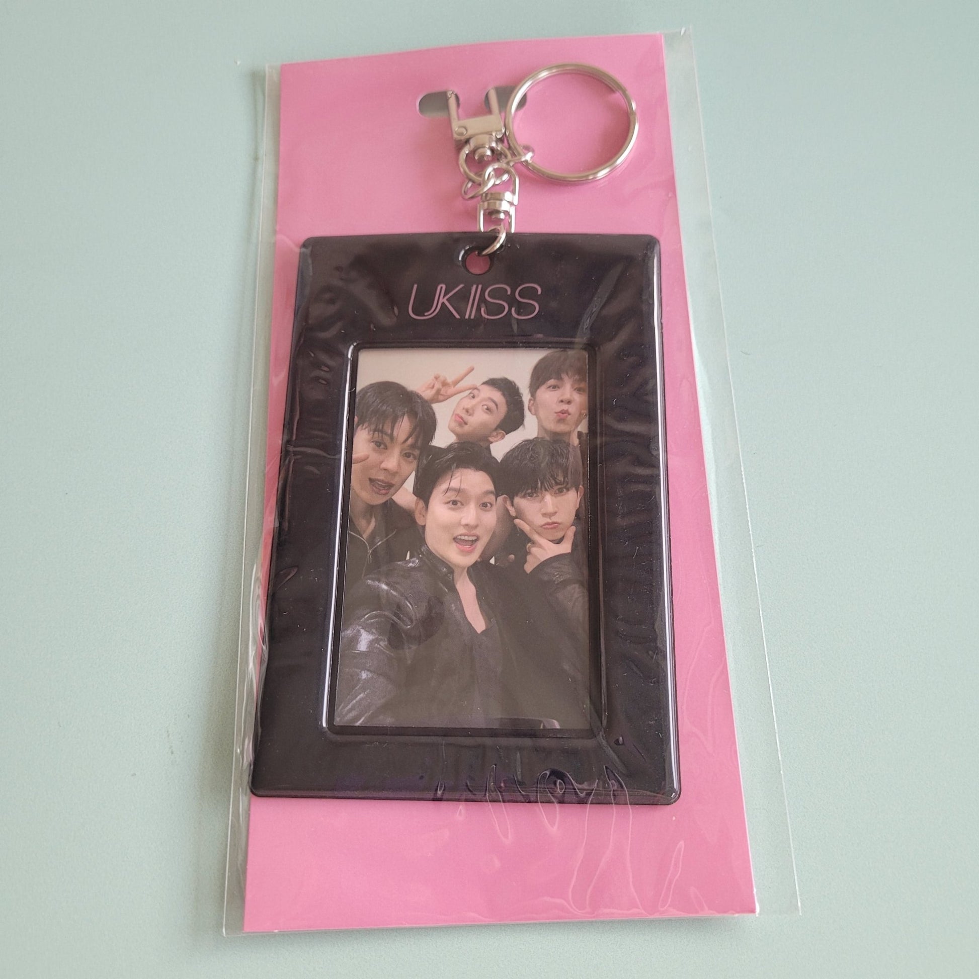 U - Kiss - Let's Get Started POB: Photocard Holder Keyring - KPop Idol