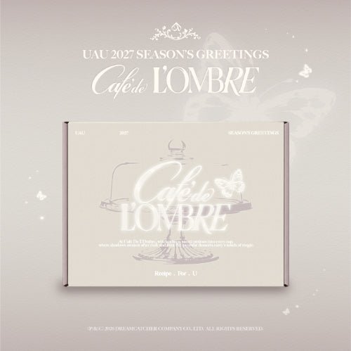 ⏳UAU - Season's Greetings 2027: Cafe De L'Ombre - KPop Idol