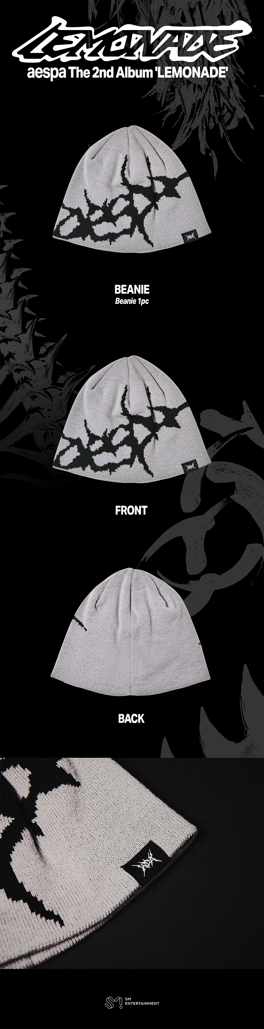 (Pre Order) aespa - Make it Lemonade Official MD - BEANIE
