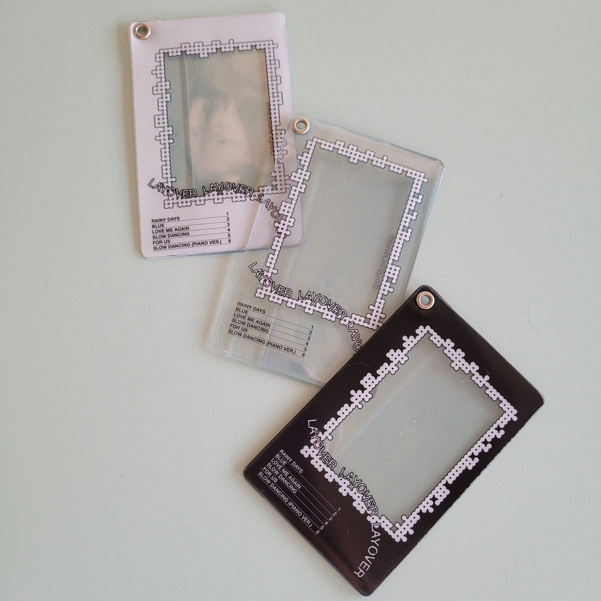 V - Layover POB: Weverse Shop Photocard Holder Keychain (colour choice) - KPop Idol