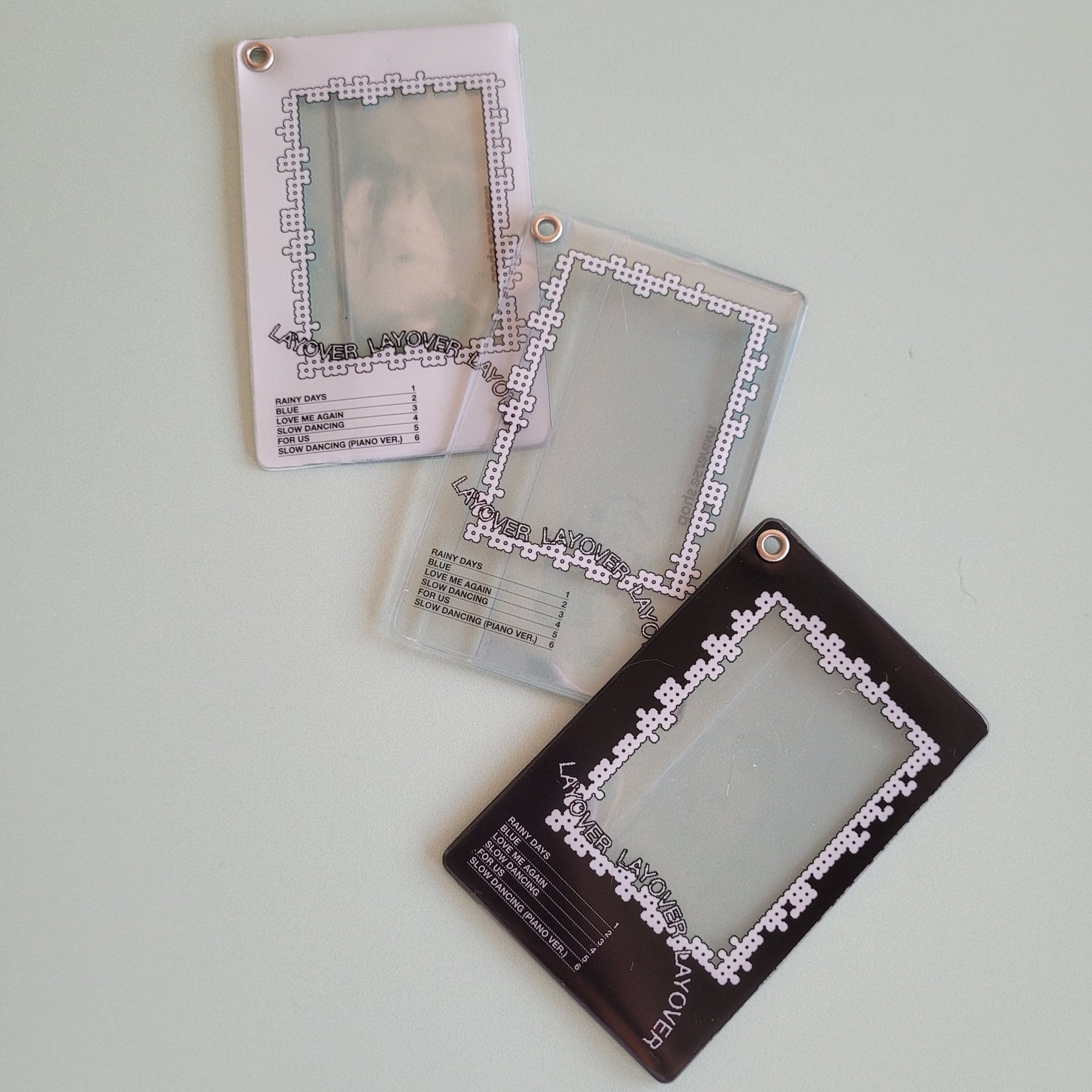 V - Layover POB: Weverse Shop Photocard Holder Keychain (colour choice) - KPop Idol