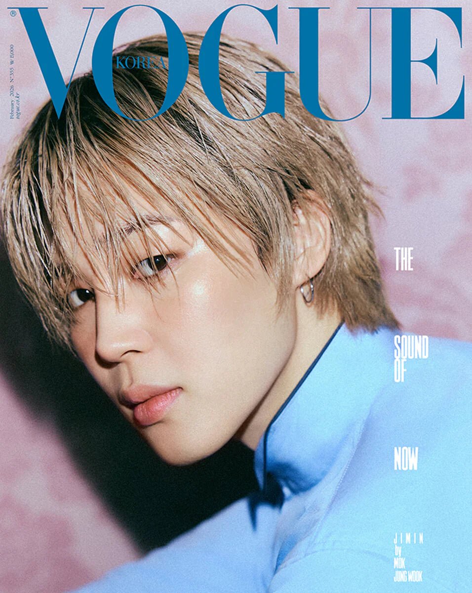 Voge Korea Magazine FEB26. Cover: Jimin of BTS - KPop Idol
