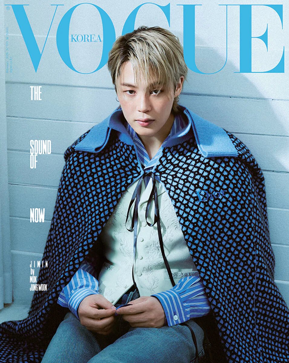 Voge Korea Magazine FEB26. Cover: Jimin of BTS - KPop Idol