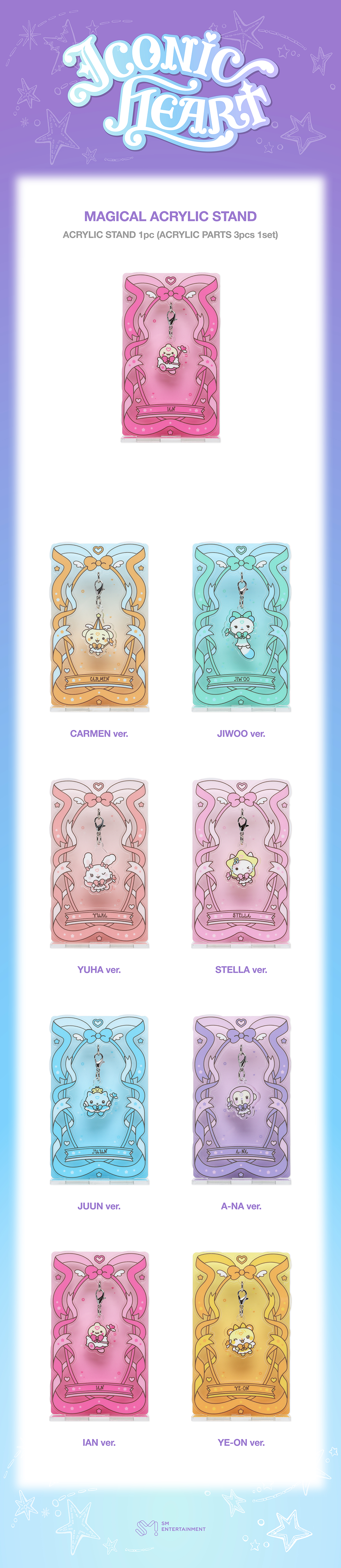 ⏳ Hearts2Hearts - Iconic Heart Official MD: MAGICAL ACRYLIC STAND