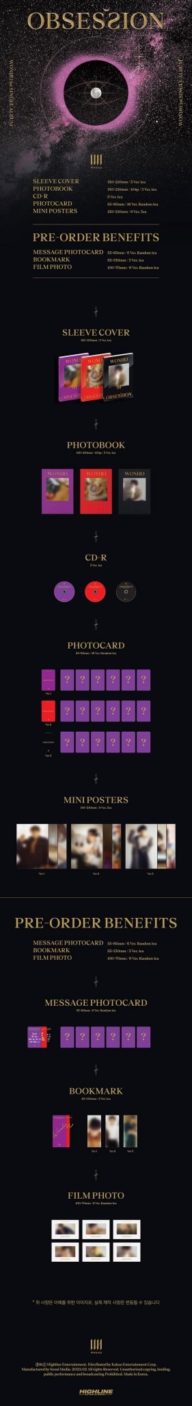 Wonho - Obsession (version choice) - KPop Idol